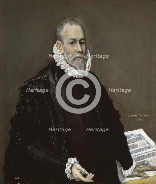 Portrait of a Physician, 1582-1585. Artist: El Greco, Dominico (1541-1614)