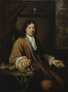 Portrait of a physician, 1684. Creator: Abraham Snaphaen