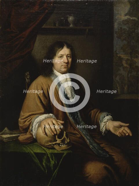 Portrait of a physician, 1684. Creator: Abraham Snaphaen.