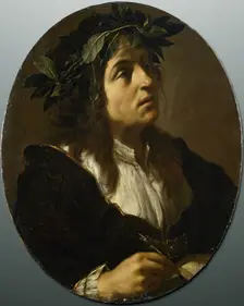 Portrait of a Poet, 1640. Creator: Francesco Cairo