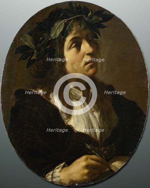 Portrait of a Poet, 1640. Creator: Francesco Cairo.