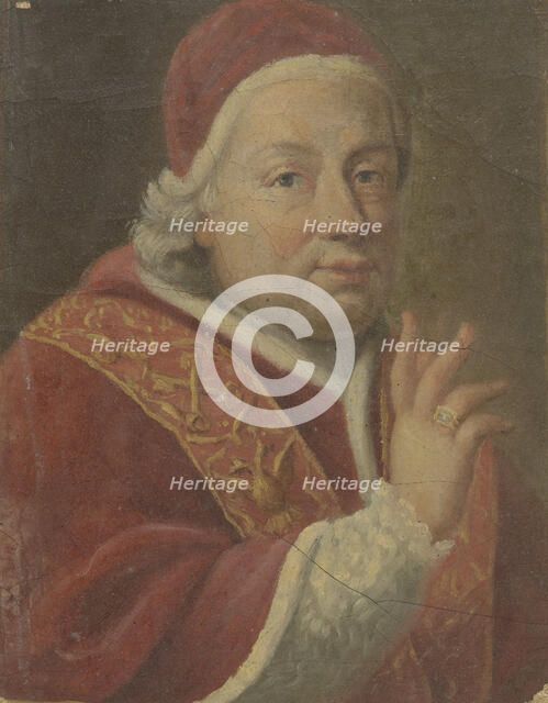 Portrait of a Pope, 1700-1800. Creator: Anon.