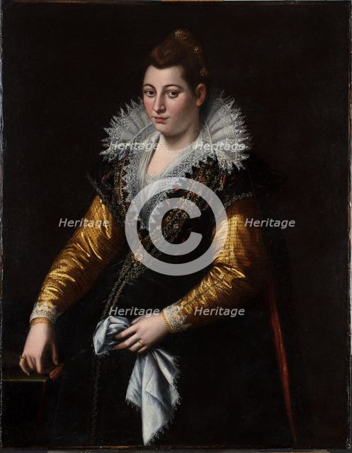 Portrait of a Pregnant Woman (Self-portrait), c1592. Creator: Fontana, Lavinia (1552-1614).