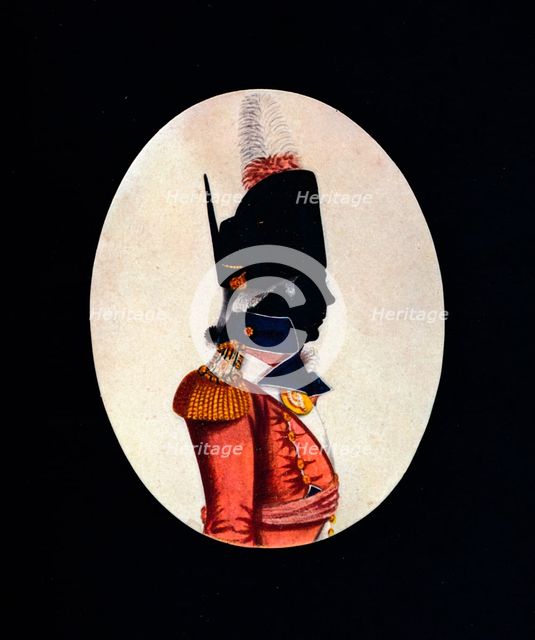 'Portrait of a Private in an English regiment', late 18th Century', 1912.  Creator: E Nevill Jackson.