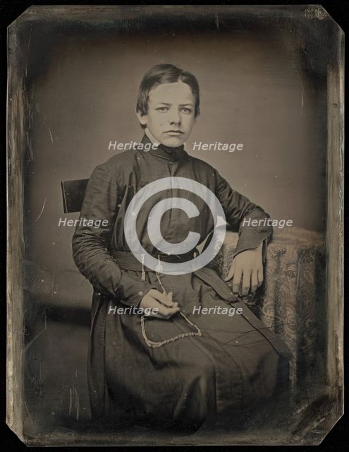 Portrait of a Priest, about 1854-1856. Creator: Unknown.