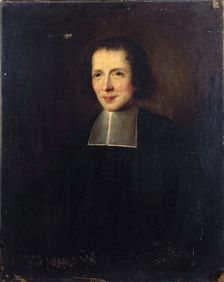 Portrait of a priest, formerly identified as Father La Chaise (1624-1709), confessor to..., c1700. Creator: Unknown