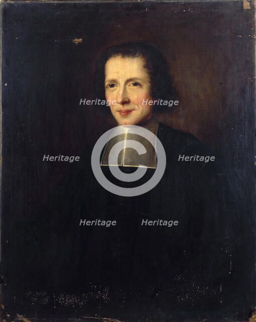 Portrait of a priest, formerly identified as Father La Chaise (1624-1709), confessor to..., c1700. Creator: Unknown.