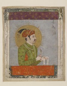 Portrait of a prince in a window, late 18th century