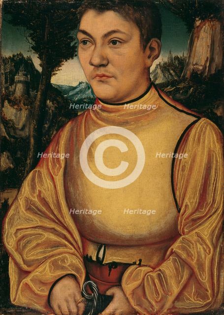 Portrait of a Prince of Anhalt (Portrait of Prince John IV of Anhalt-Zerbst (1504-1551), after 1513.