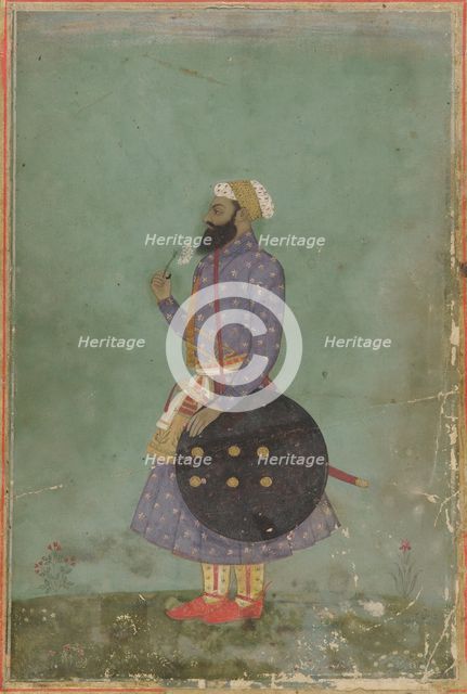 Portrait of a Prince, Mughal dynasty, 18th century. Creator: Unknown.