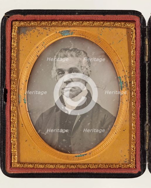 Portrait of a Quaker Man, 19th century. Creator: Unknown.