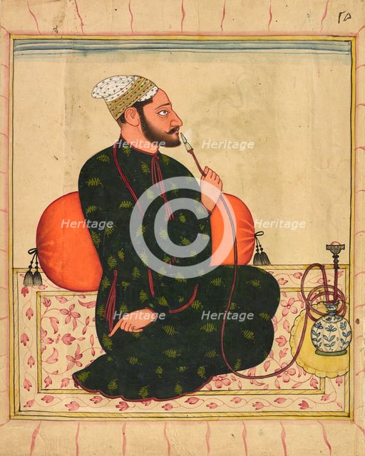 Portrait of a Raja, probably Raja Dhrub Dev of Jasrota, ca.1690-1700. Creator: Unknown.