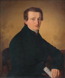 Portrait of a revivalist, 1843. Creator: Jozef Bozetech Klemens