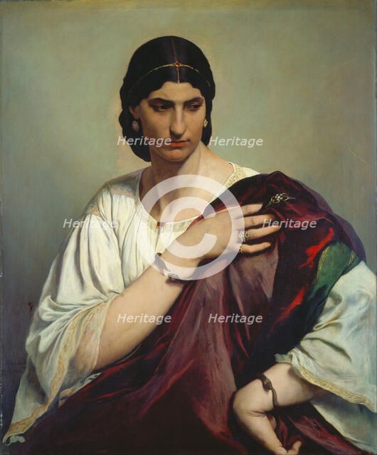 Portrait of a Roman Woman. Artist: Feuerbach, Anselm (1829-1880)