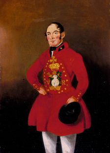 Portrait of a Royal Bargeman 1843. Creator: WR Noble