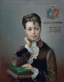 Portrait of A.S. Korf, 1850. Creator: Aleksander Tronin