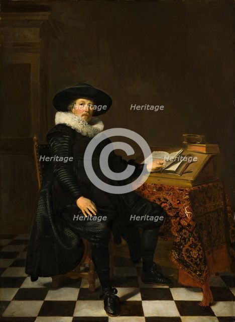 Portrait of a Scholar, 1631. Creator: Thomas de Keyser.