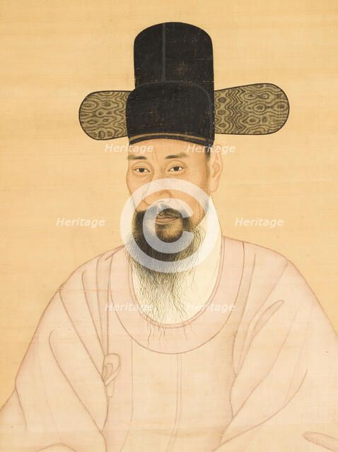 Portrait of a Scholar-Official in a Pink Robe (image 5 of 5), 19th century. Creator: Anon.
