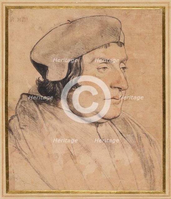 Portrait of a Scholar or Cleric, 1532-1535. Creator: Hans Holbein the Younger.