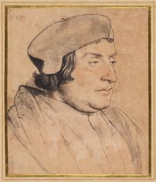 Portrait of a Scholar or Cleric, 1532-1535. Creator: Hans Holbein the Younger