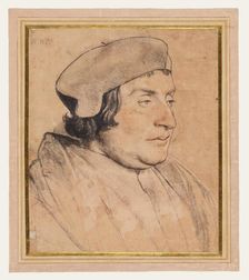 Portrait of a Scholar or Cleric, 1532-1535. Creator: Hans Holbein the Younger