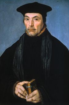 Portrait of a Scholar or Preacher, 1529. Creator: Unknown