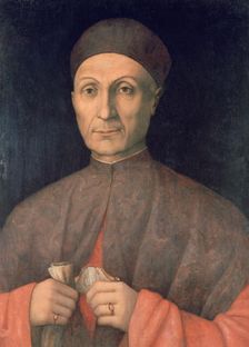 Portrait of a Scholar c1450-1507. Artist: Giovanni Bellini