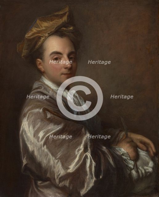 Portrait of a Sculptor, 1700/10. Creator: Jean-Baptiste Santerre.