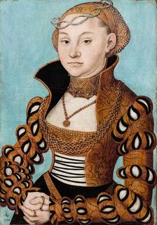 Portrait of a Saxon Noblewoman, 1534. Creator: Cranach, Lucas, the Elder (1472-1553)