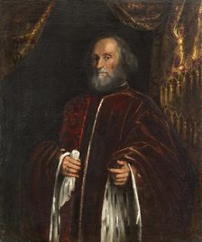 Portrait of a Senator, 1570. Creator: Jacopo Tintoretto