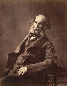 Portrait of a Seated Gentleman, ca. 1856-59. Creator: Horatio Ross