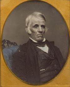 Portrait of a Seated Elderly Man, 1844-1845. Creator: Lorenzo G. Chase