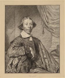 Portrait of a Seated Man, 1771. Creator: Johannes Kornlein