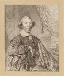 Portrait of a Seated Man, 1771. Creator: Johannes Kornlein