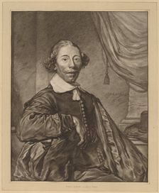 Portrait of a Seated Man, 1771. Creator: Johannes Kornlein