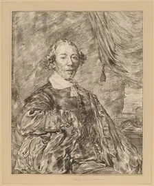 Portrait of a Seated Man, 1771. Creator: Johannes Kornlein