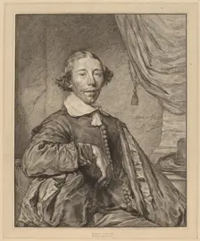 Portrait of a Seated Man, 1771. Creator: Johannes Kornlein