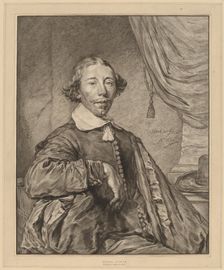Portrait of a Seated Man, 1771. Creator: Johannes Kornlein
