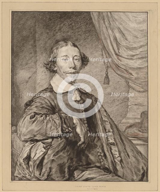 Portrait of a Seated Man, 1771. Creator: Johannes Kornlein.