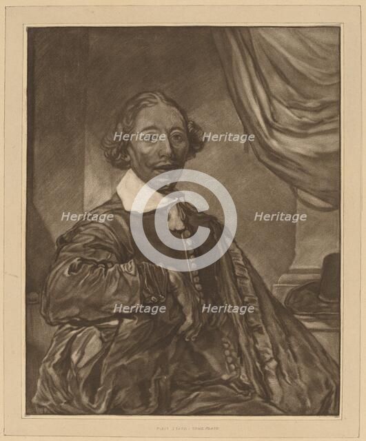 Portrait of a Seated Man, 1771. Creator: Johannes Kornlein.