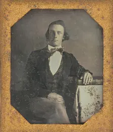 Portrait of a Seated Man, about 1849. Creator: Unknown
