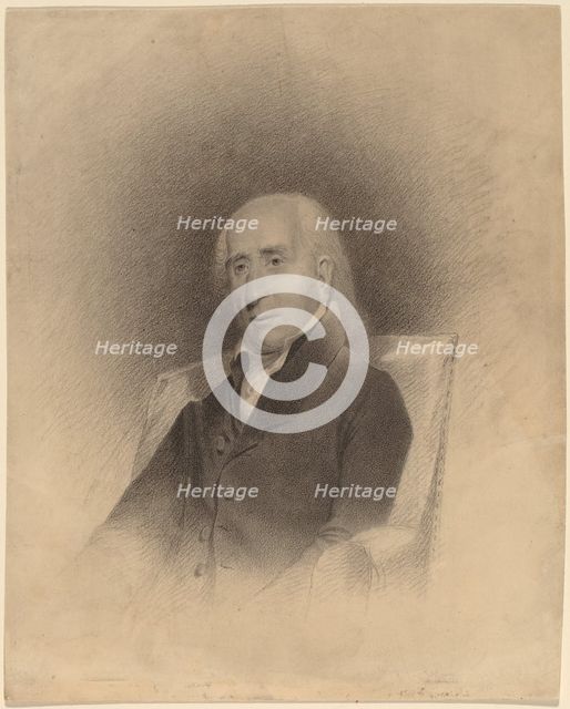 Portrait of a Seated Man, c. 1800. Creator: John Vanderlyn.