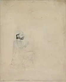 Portrait of a Seated Man, c. 1830-1850. Creator: Unknown