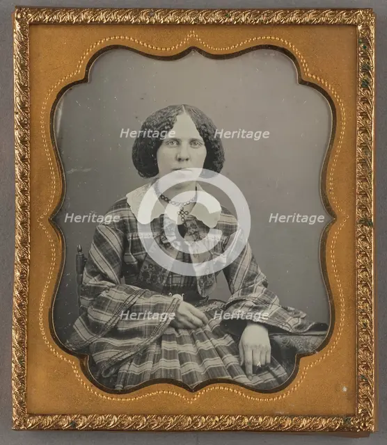 Portrait of a Seated Mulatto Woman, about 1850-1852. Creator: Unknown.