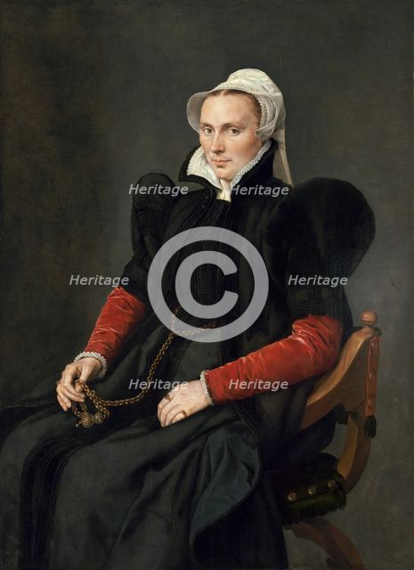 Portrait of a Seated Woman, 1560/65. Creator: Antonis Mor.