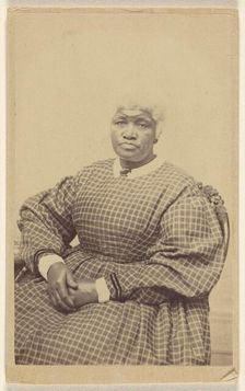 Portrait of a Seated Woman, 1865-1870. Creator: HJ Reed