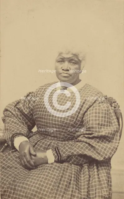 Portrait of a Seated Woman, 1865-1870. Creator: HJ Reed.