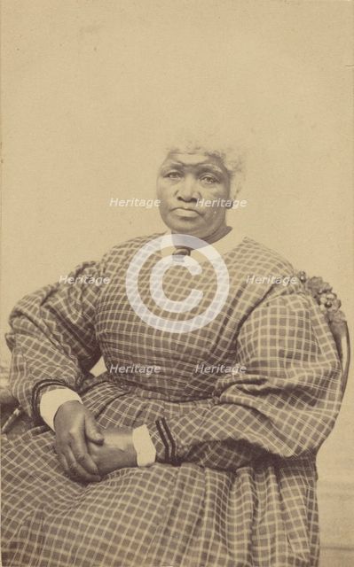 Portrait of a Seated Woman, 1865-1870. Creator: HJ Reed.