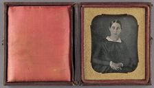 Portrait of a Seated Woman, about 1845. Creator: Unknown