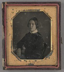 Portrait of a Seated Woman, about 1845. Creator: Unknown